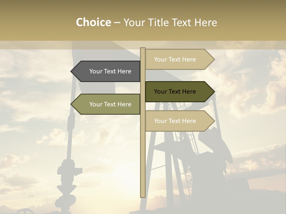 Black Environment Extract PowerPoint Template