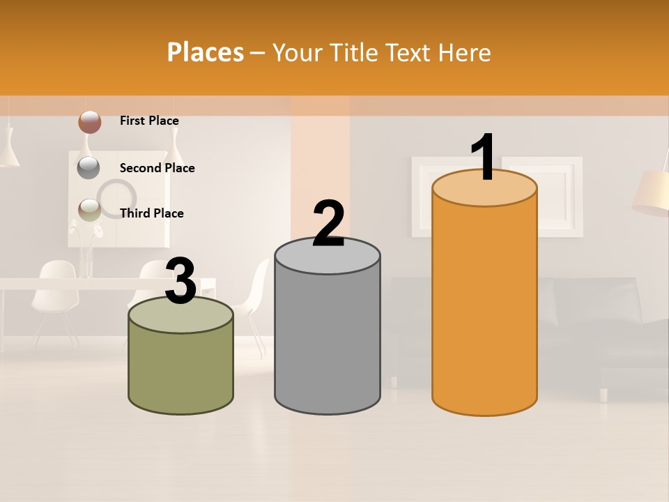 Lounge Floor Horizontal PowerPoint Template