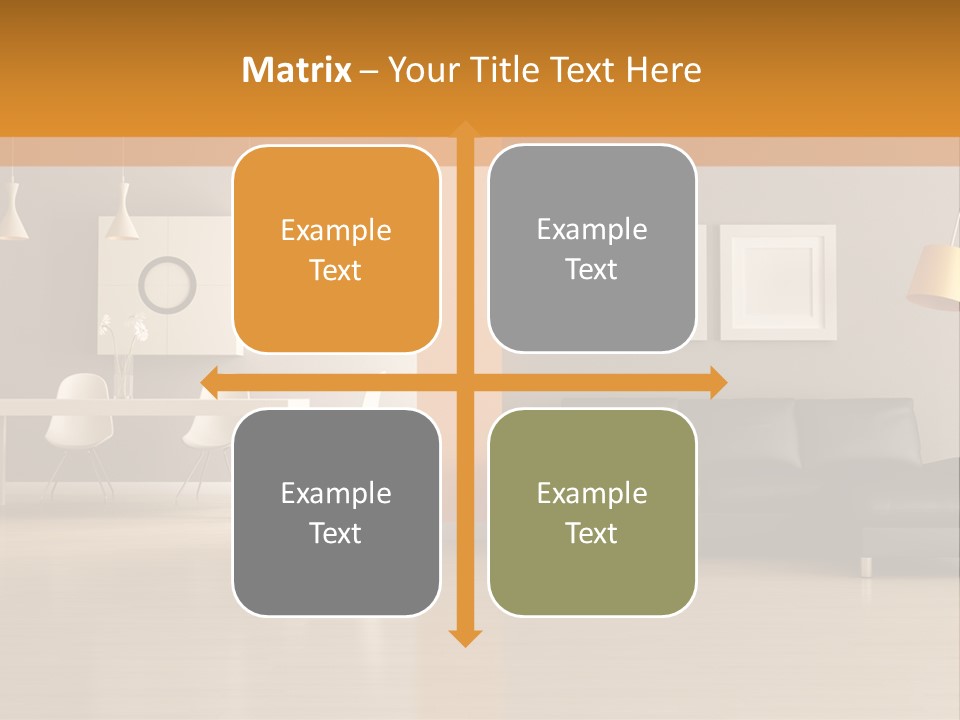 Lounge Floor Horizontal PowerPoint Template