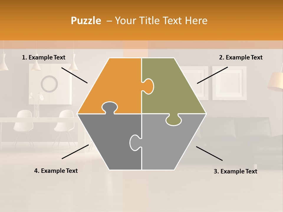 Lounge Floor Horizontal PowerPoint Template