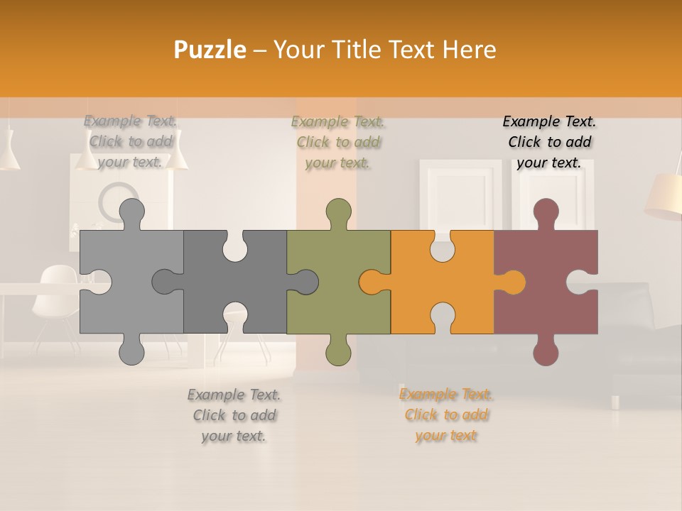 Lounge Floor Horizontal PowerPoint Template