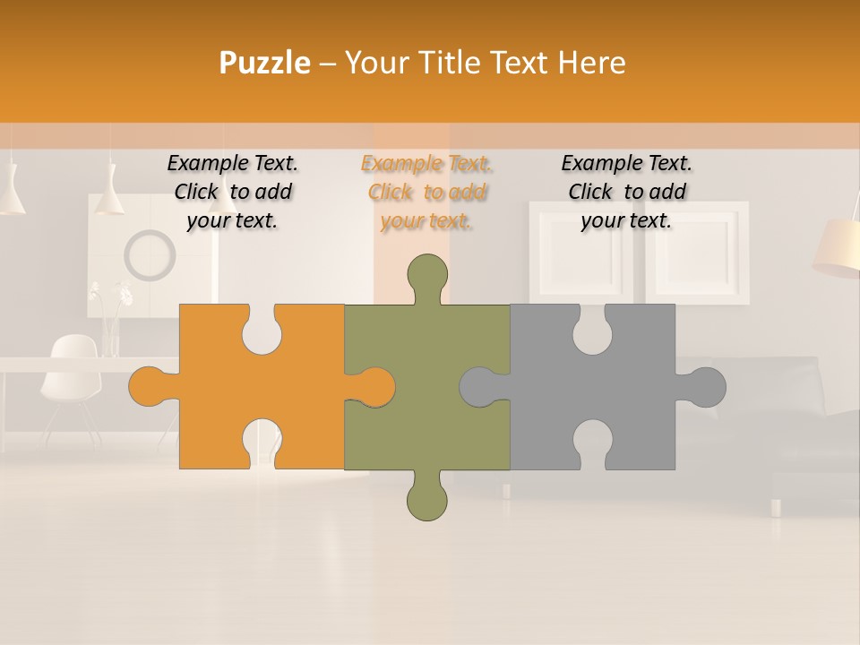 Lounge Floor Horizontal PowerPoint Template