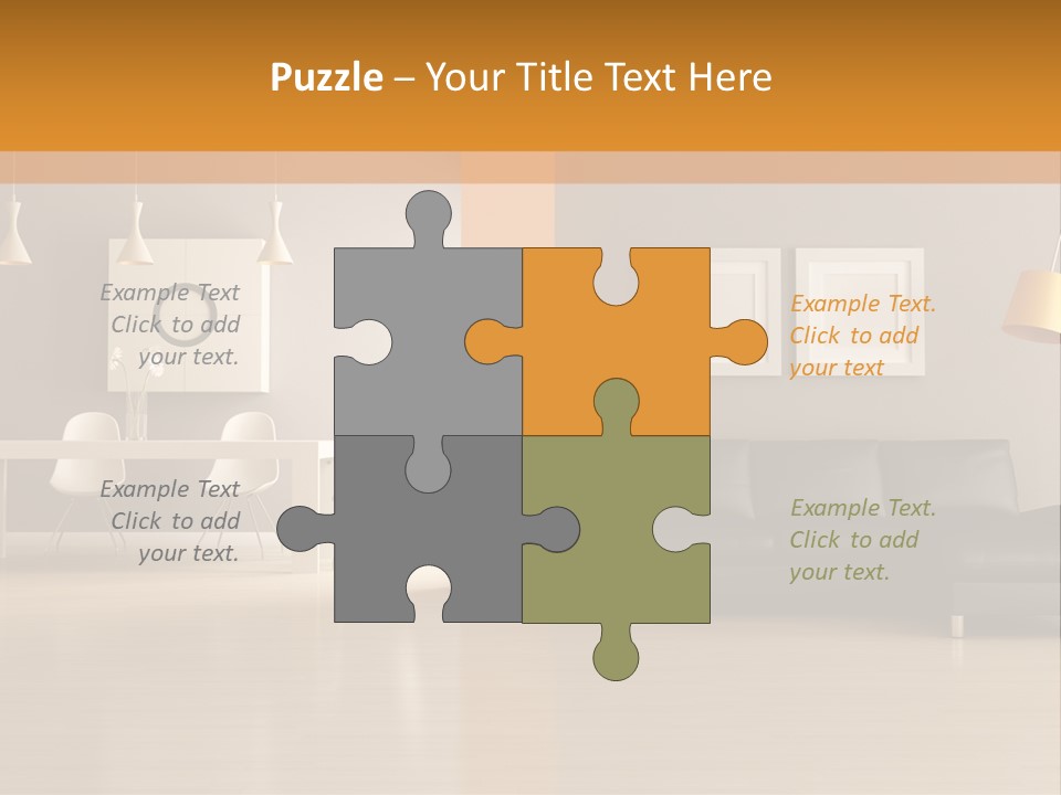 Lounge Floor Horizontal PowerPoint Template