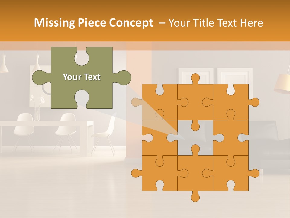 Lounge Floor Horizontal PowerPoint Template