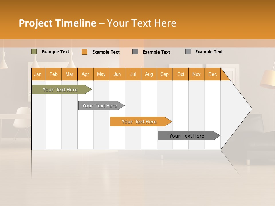 Lounge Floor Horizontal PowerPoint Template