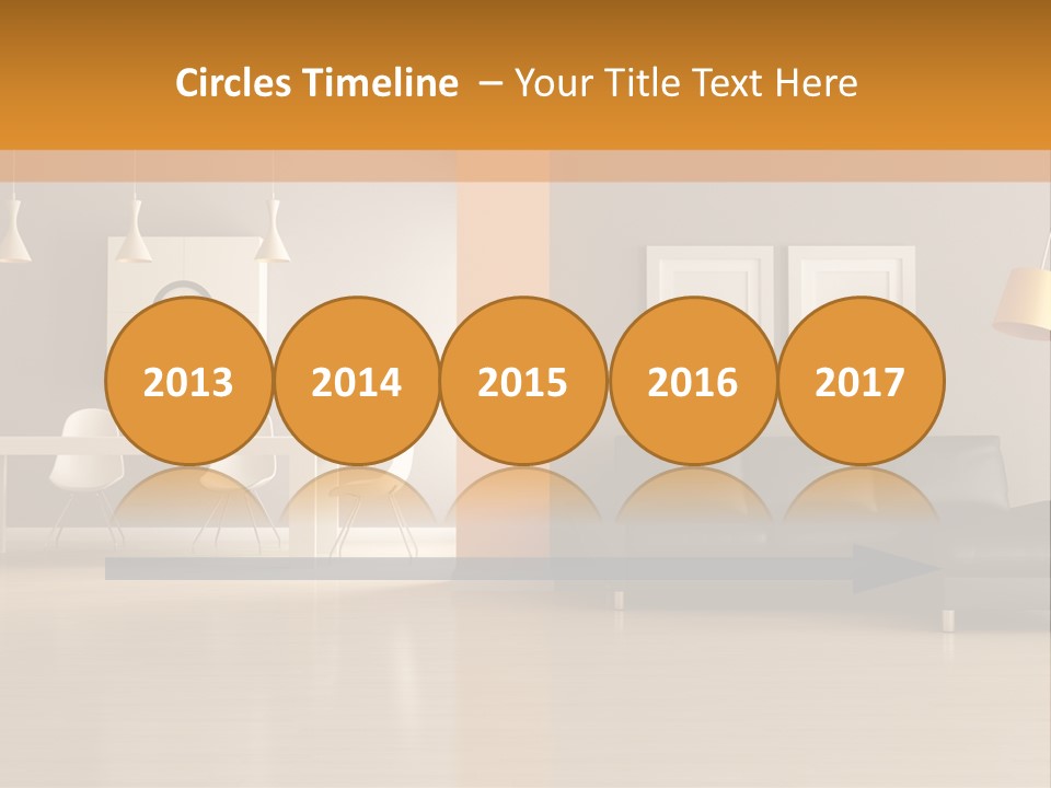 Lounge Floor Horizontal PowerPoint Template