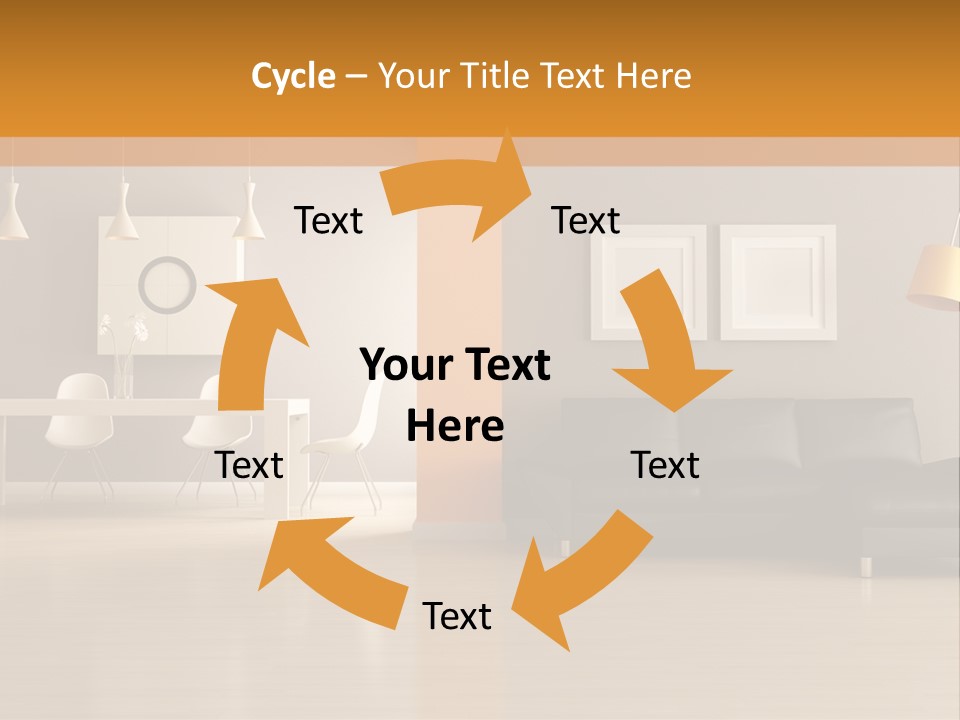 Lounge Floor Horizontal PowerPoint Template