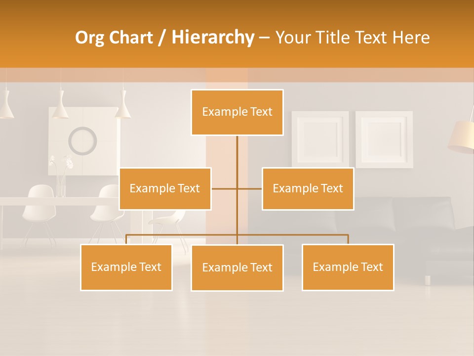 Lounge Floor Horizontal PowerPoint Template
