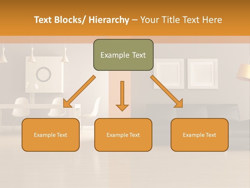 Lounge Floor Horizontal PowerPoint Template