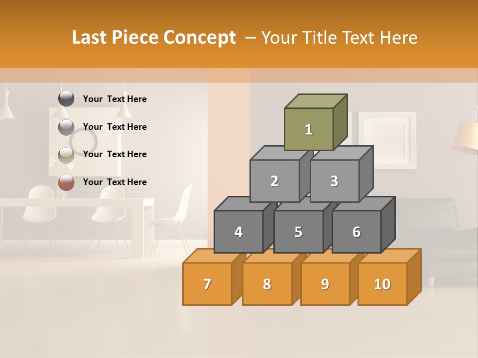 Lounge Floor Horizontal PowerPoint Template