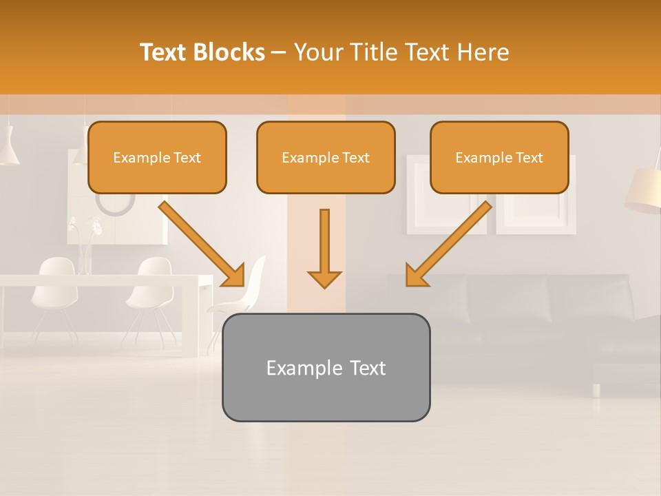 Lounge Floor Horizontal PowerPoint Template