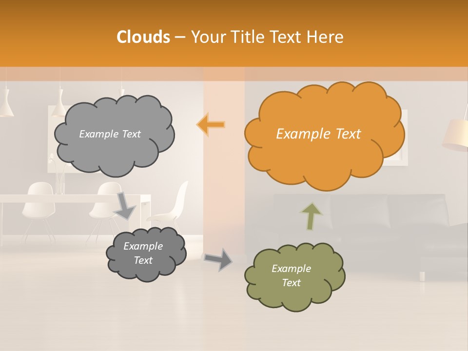 Lounge Floor Horizontal PowerPoint Template