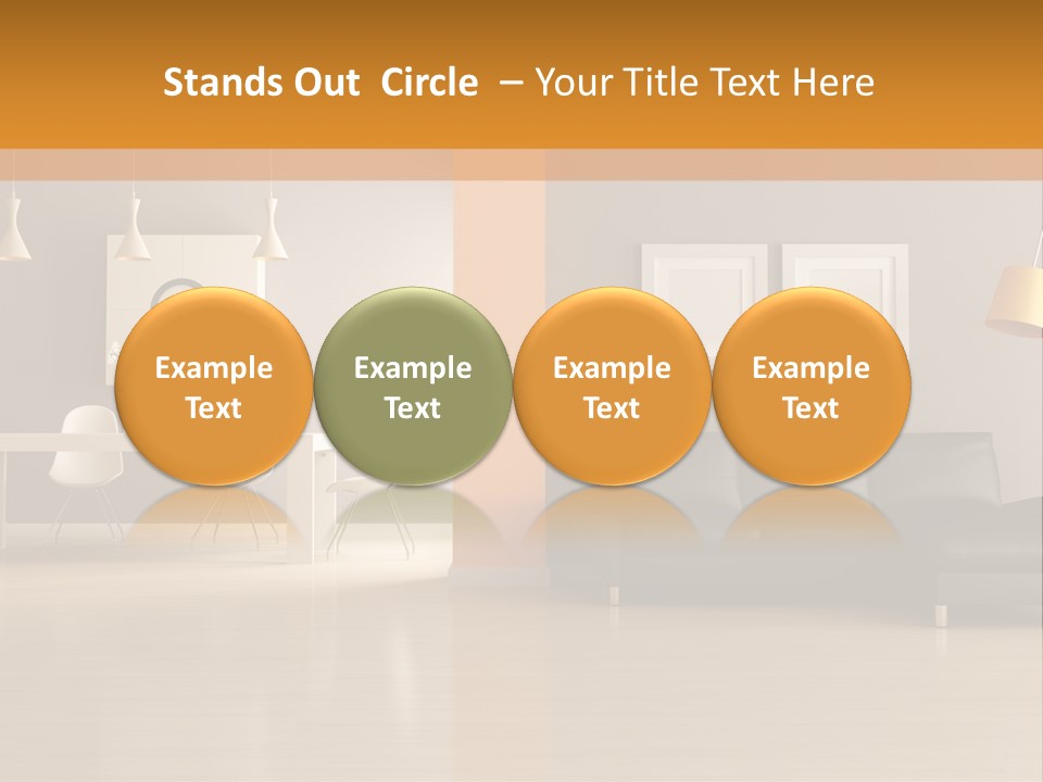 Lounge Floor Horizontal PowerPoint Template