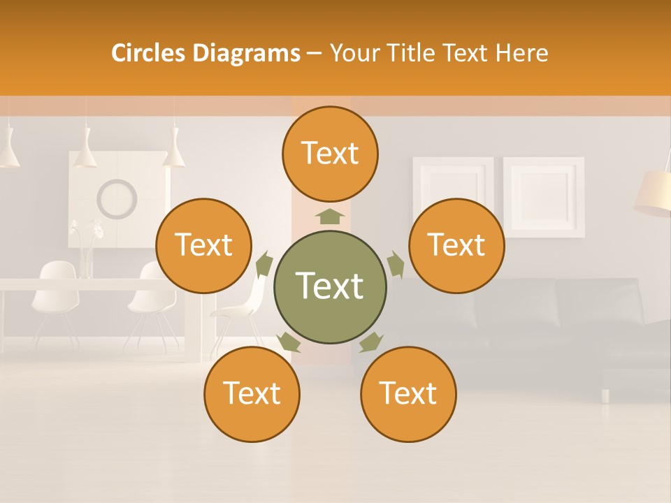 Lounge Floor Horizontal PowerPoint Template