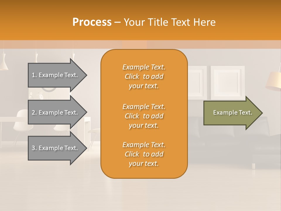 Lounge Floor Horizontal PowerPoint Template