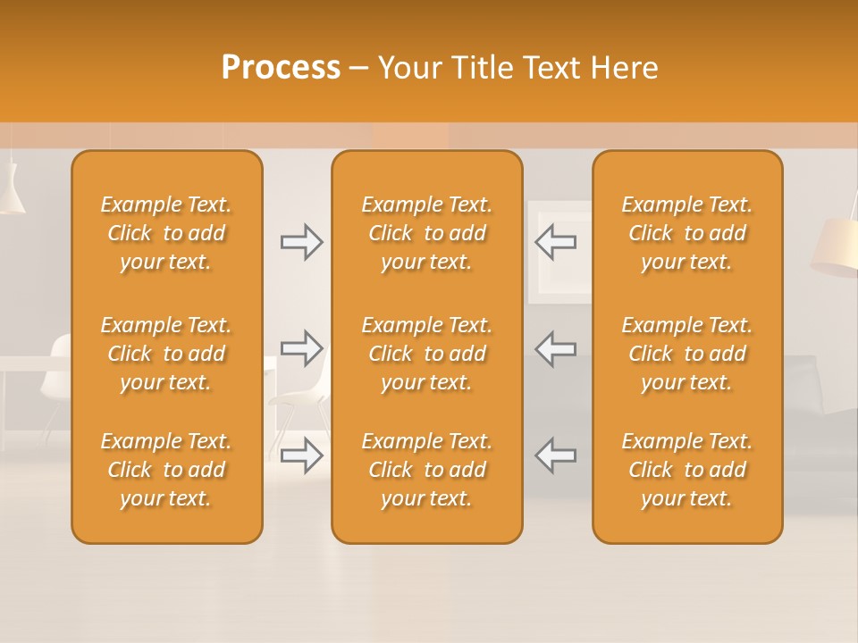 Lounge Floor Horizontal PowerPoint Template