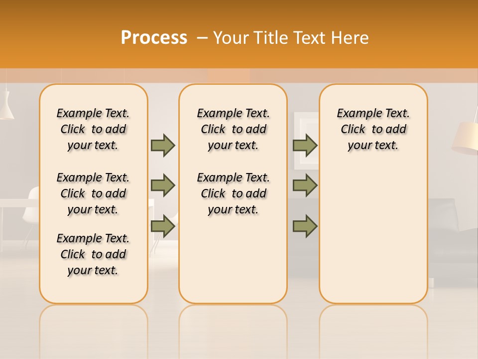 Lounge Floor Horizontal PowerPoint Template