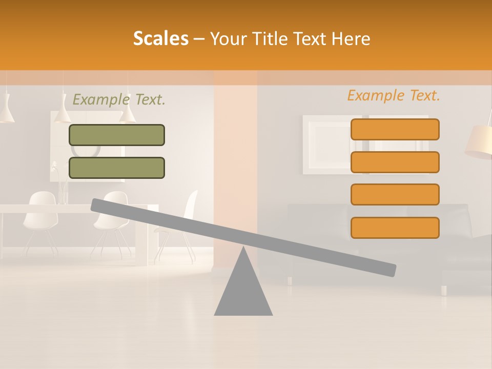 Lounge Floor Horizontal PowerPoint Template