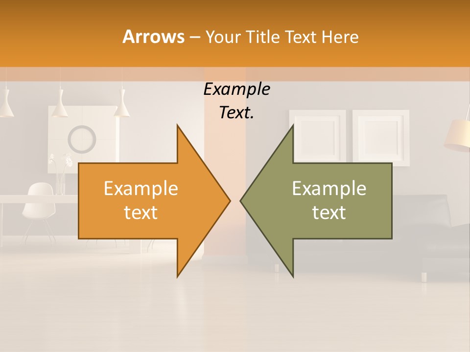 Lounge Floor Horizontal PowerPoint Template