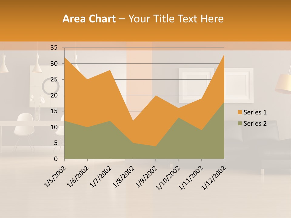 Lounge Floor Horizontal PowerPoint Template