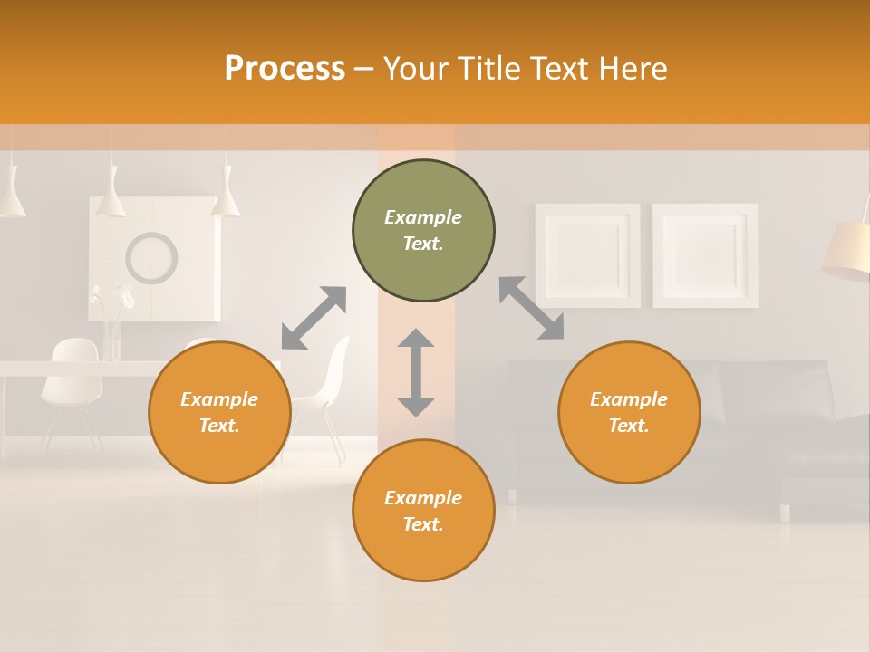 Lounge Floor Horizontal PowerPoint Template
