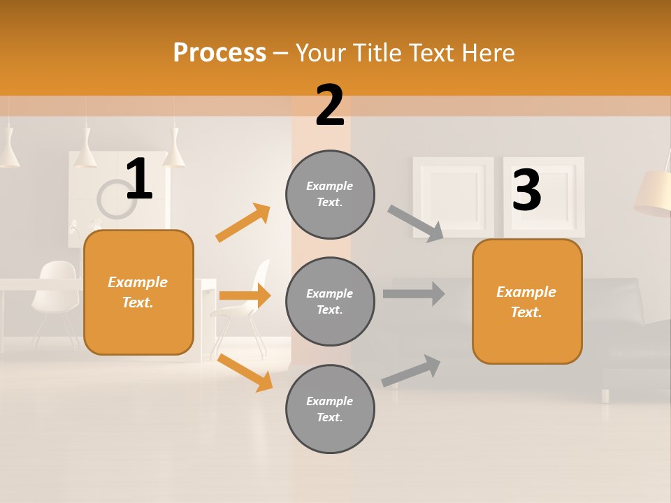 Lounge Floor Horizontal PowerPoint Template