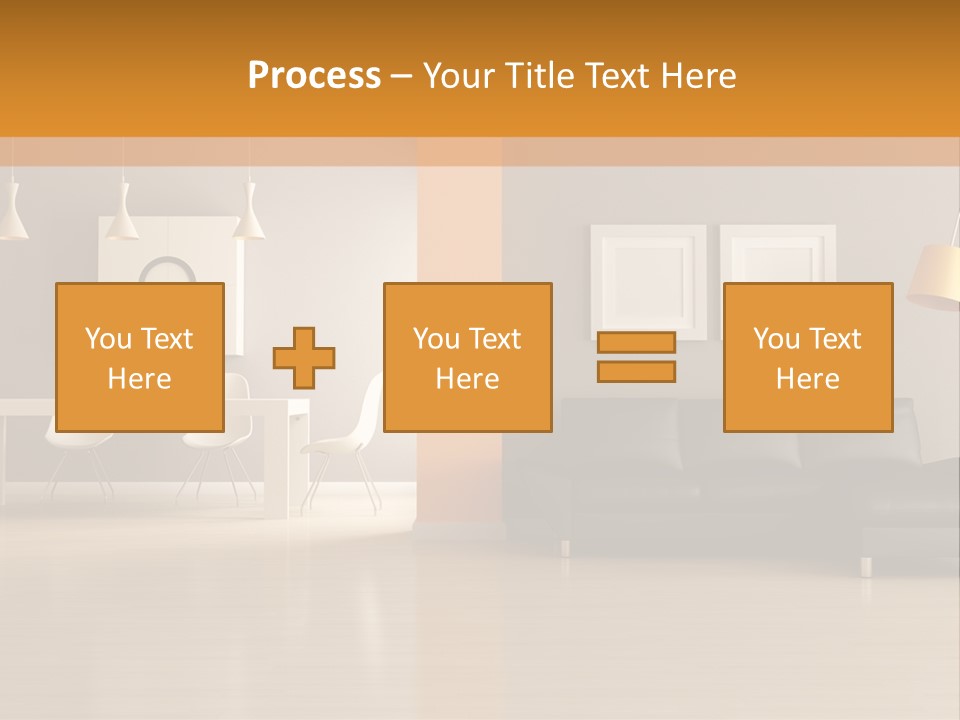 Lounge Floor Horizontal PowerPoint Template