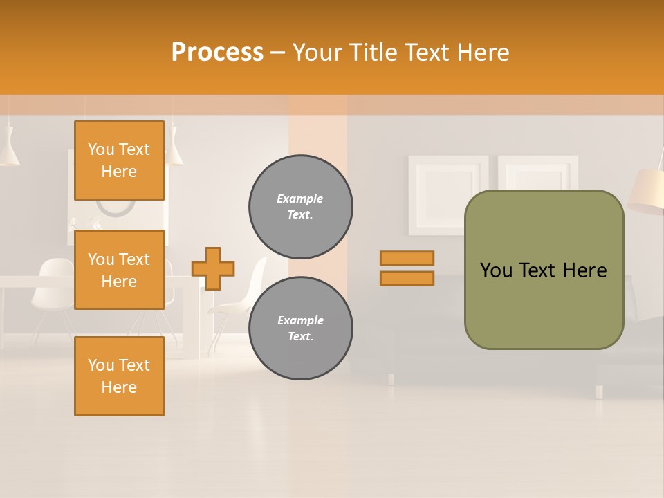 Lounge Floor Horizontal PowerPoint Template