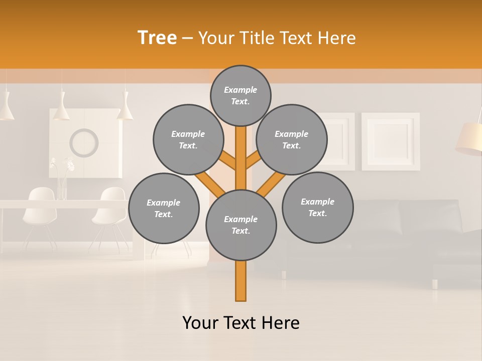 Lounge Floor Horizontal PowerPoint Template