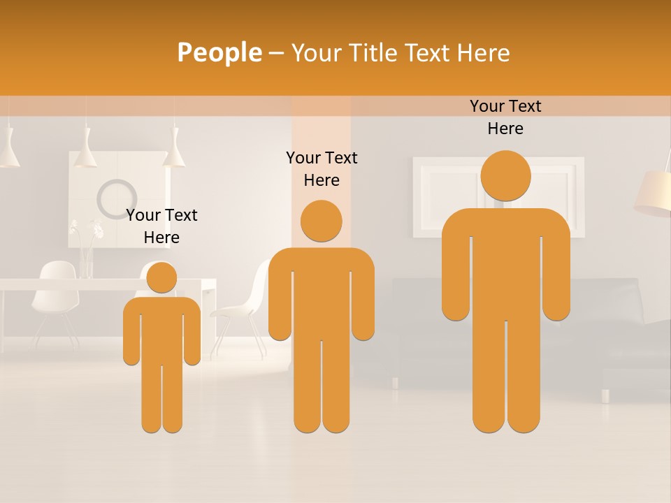 Lounge Floor Horizontal PowerPoint Template