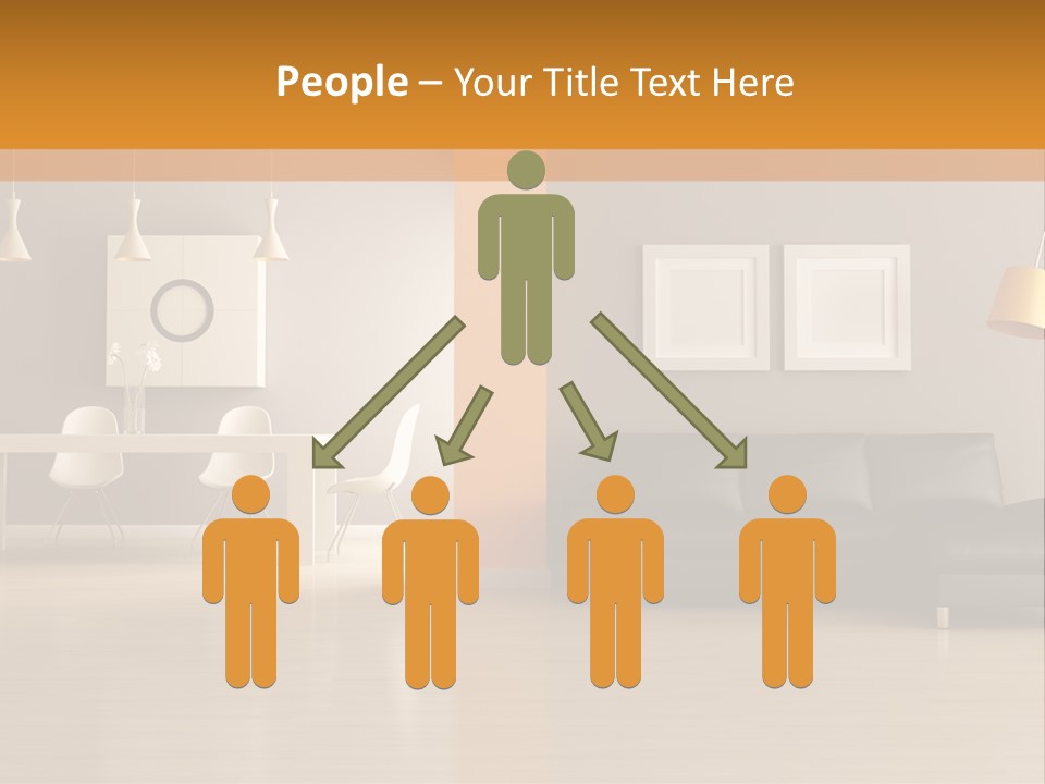 Lounge Floor Horizontal PowerPoint Template