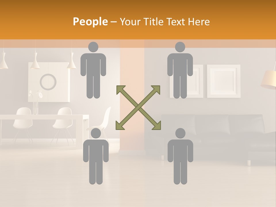 Lounge Floor Horizontal PowerPoint Template