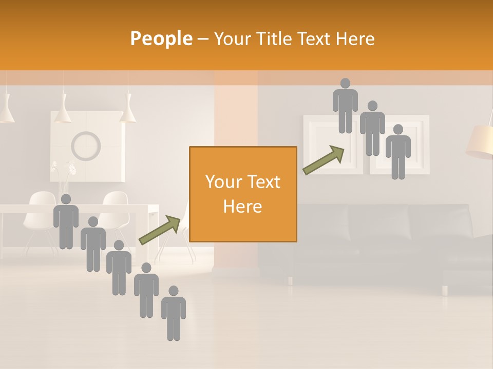 Lounge Floor Horizontal PowerPoint Template