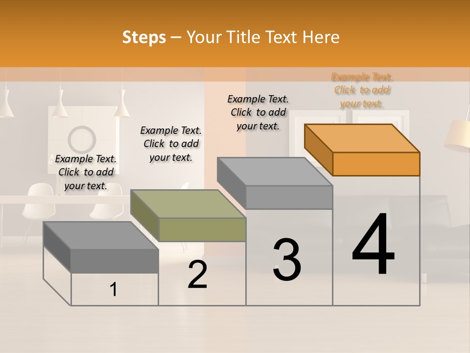 Lounge Floor Horizontal PowerPoint Template