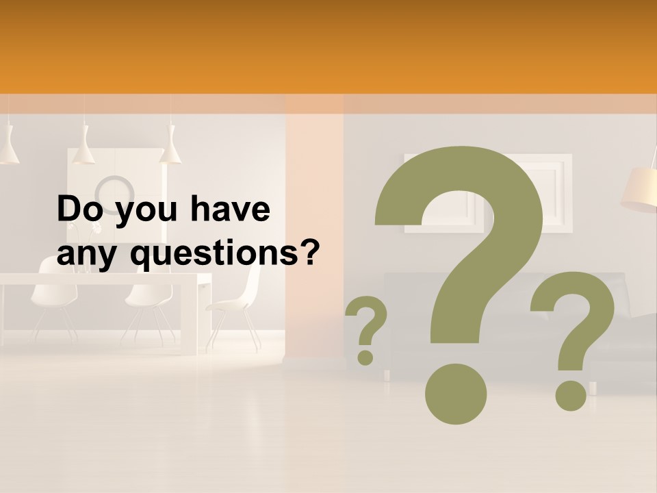 Lounge Floor Horizontal PowerPoint Template