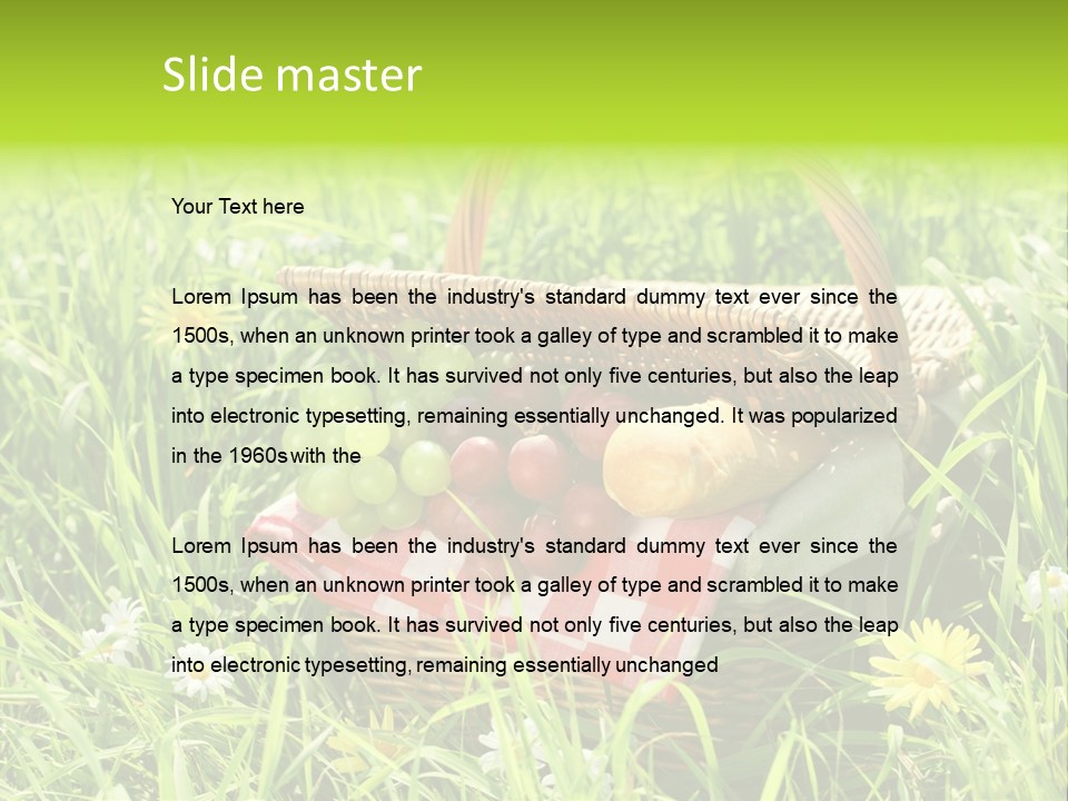 Relaxation Delicious Still PowerPoint Template