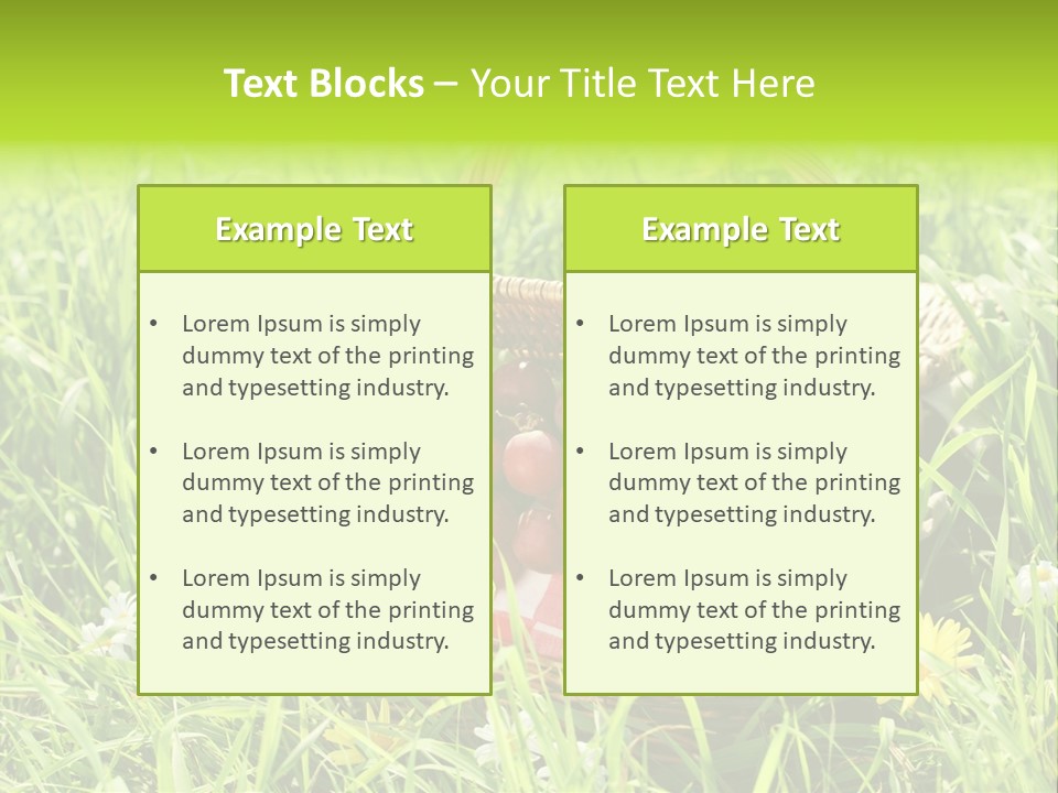 Relaxation Delicious Still PowerPoint Template