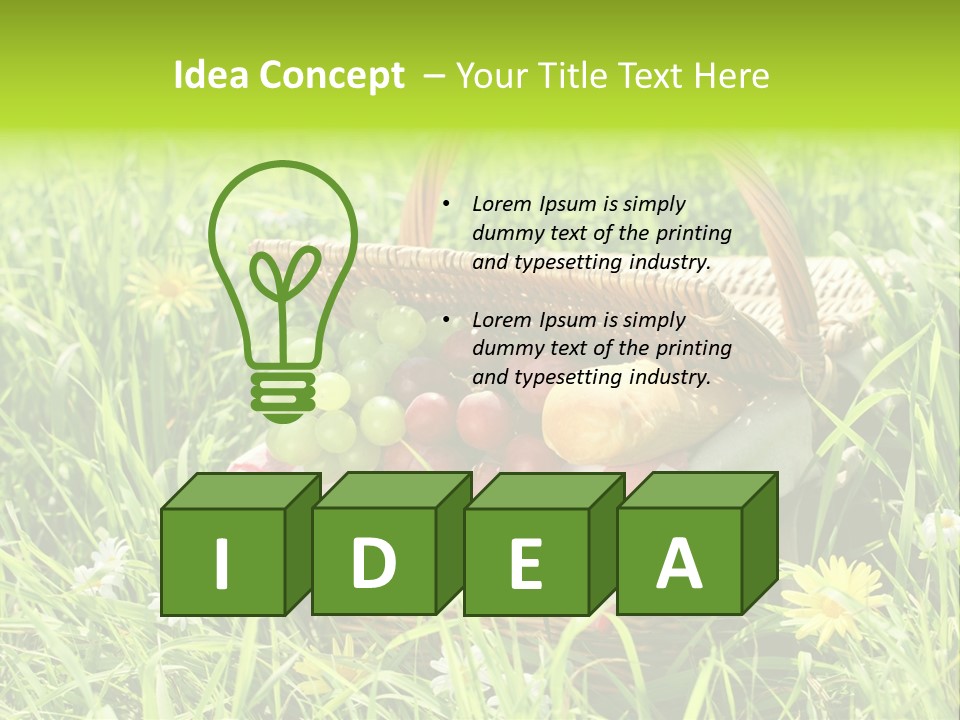 Relaxation Delicious Still PowerPoint Template