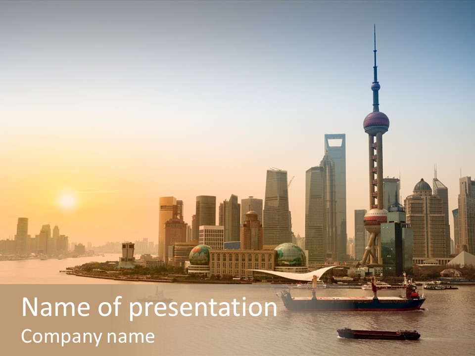 Oriental Central Structure PowerPoint Template