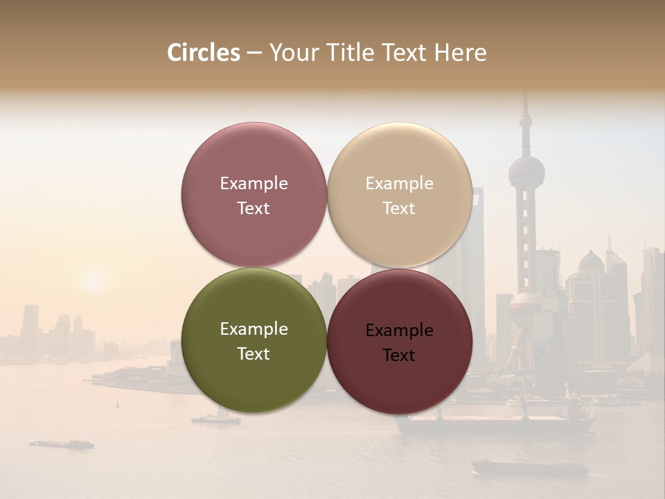 Oriental Central Structure PowerPoint Template