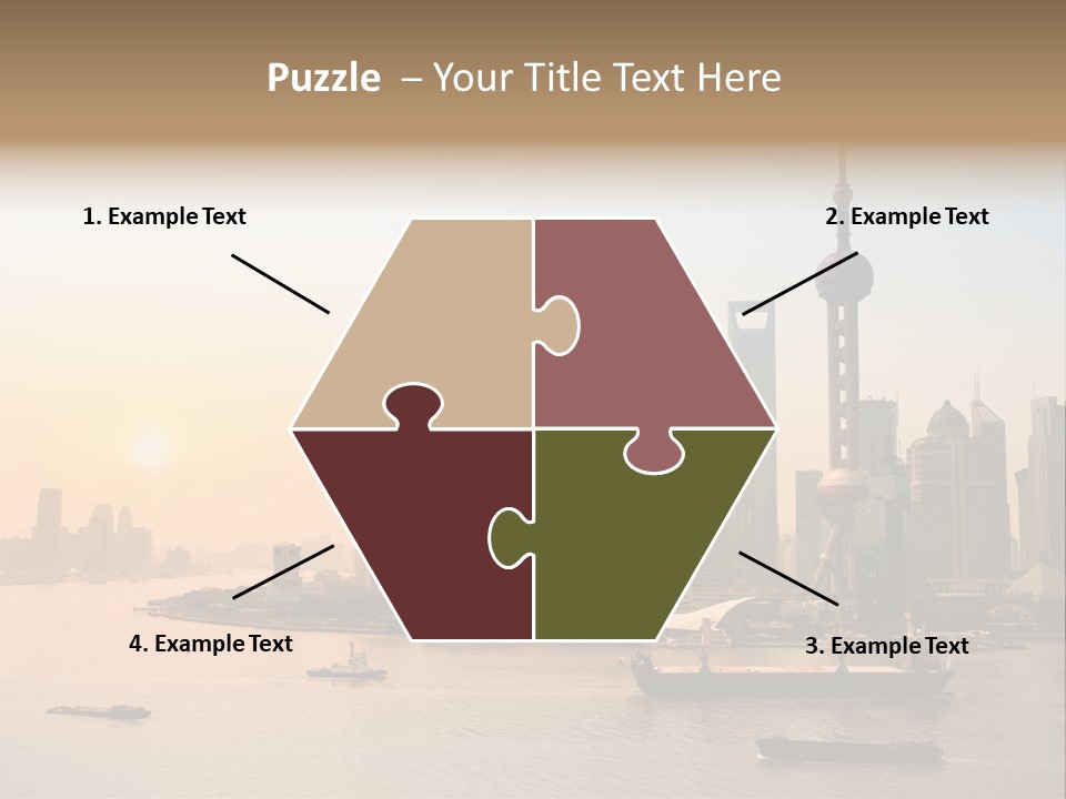 Oriental Central Structure PowerPoint Template