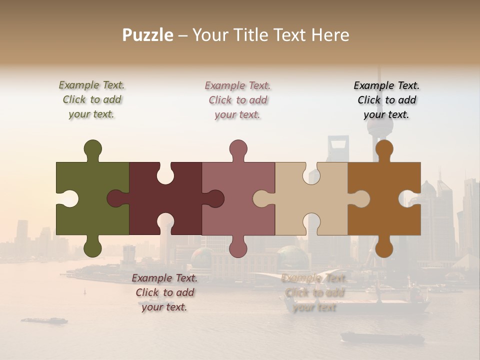 Oriental Central Structure PowerPoint Template