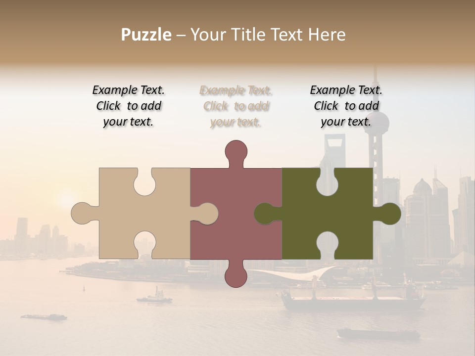 Oriental Central Structure PowerPoint Template