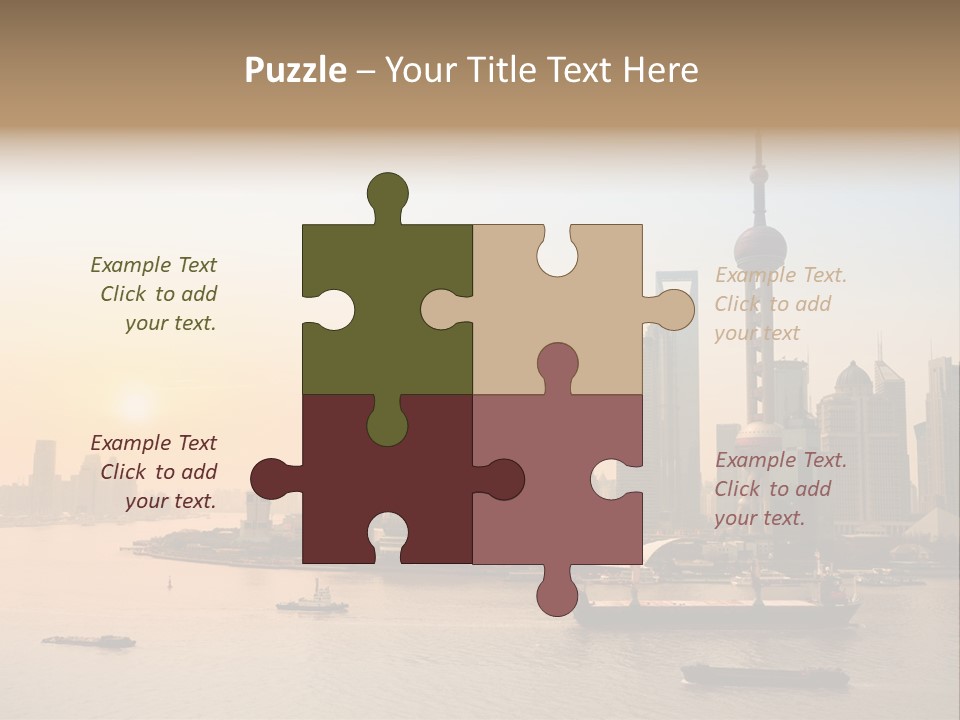 Oriental Central Structure PowerPoint Template