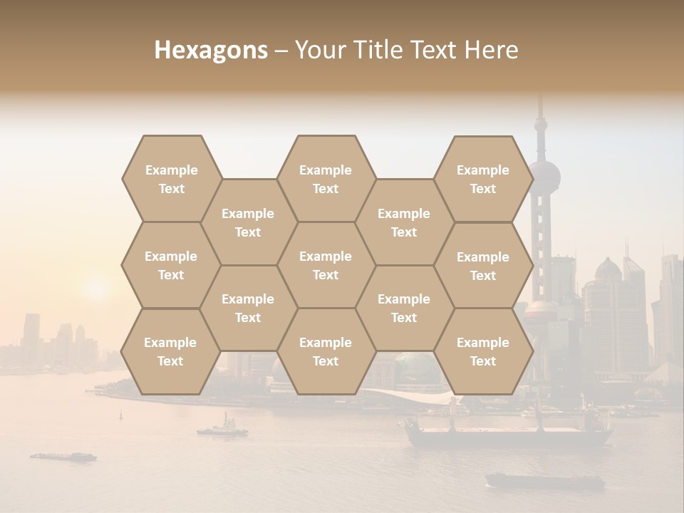 Oriental Central Structure PowerPoint Template