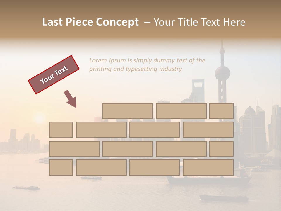 Oriental Central Structure PowerPoint Template