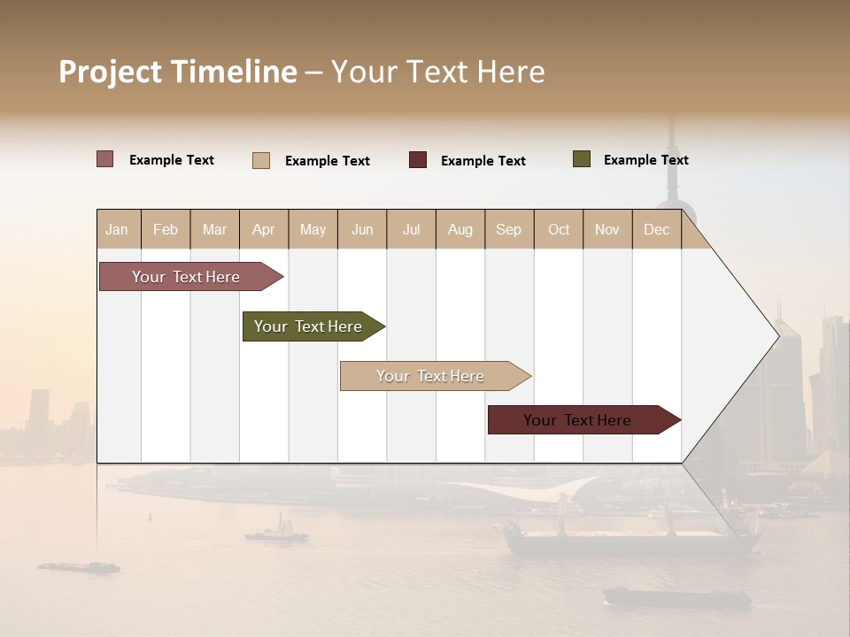 Oriental Central Structure PowerPoint Template
