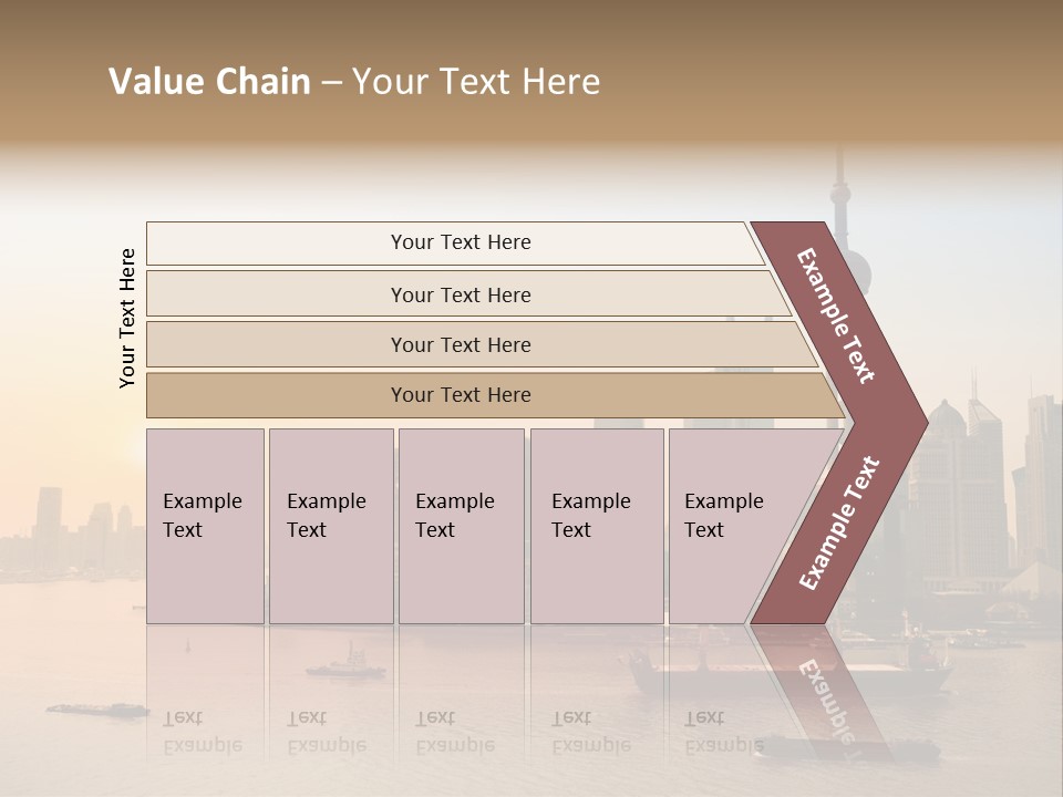 Oriental Central Structure PowerPoint Template
