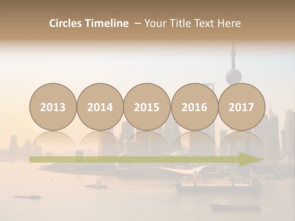 Oriental Central Structure PowerPoint Template