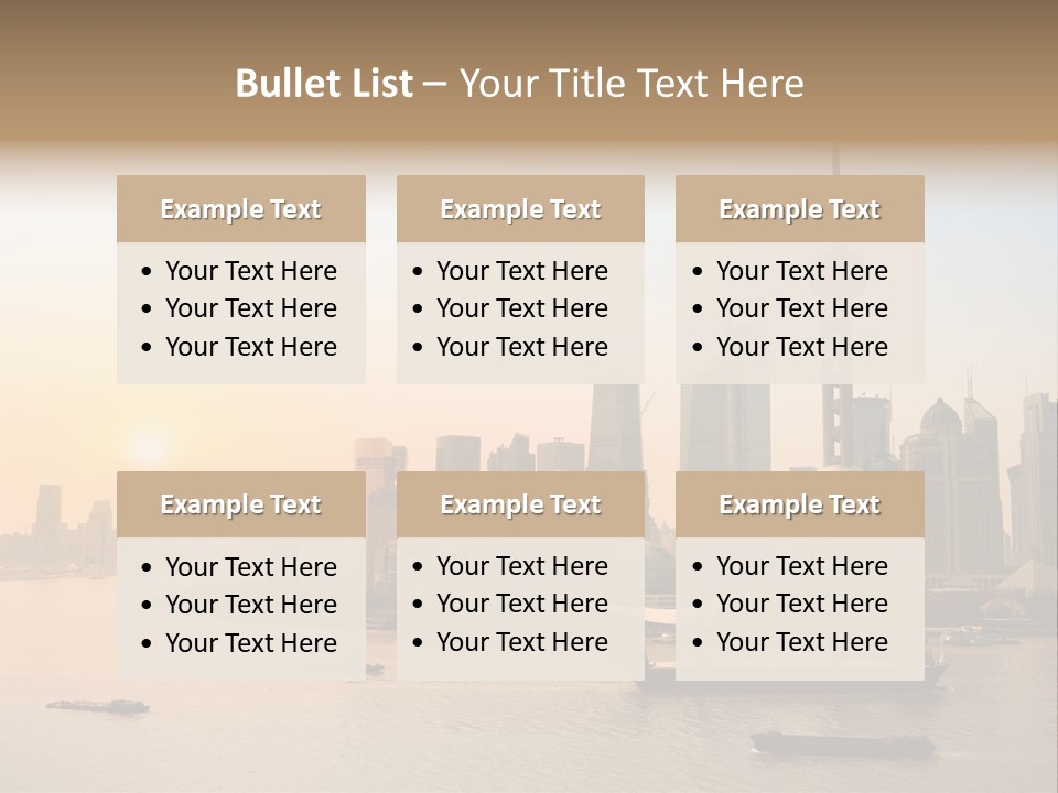 Oriental Central Structure PowerPoint Template
